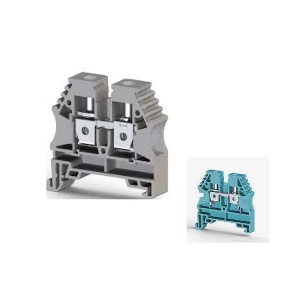 Klemsan AVK 4 mm Vida Bağlantılı Ray Klemens