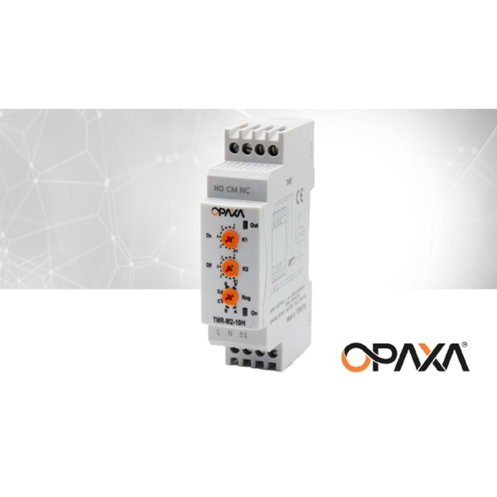 Çift Zaman Ayarlı V-Otomat Tip Opaxa TMR-M2-10H