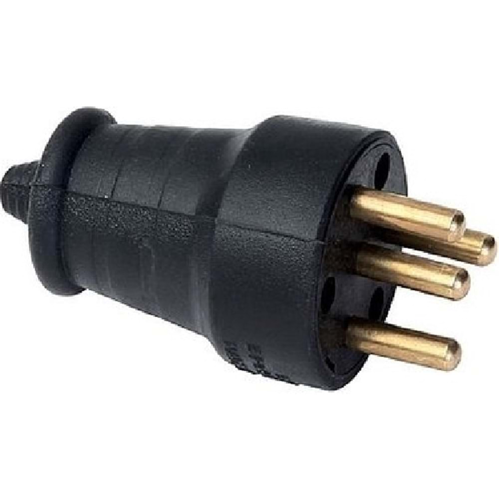 Adal 3x25A Trifaze Kauçuk Fiş