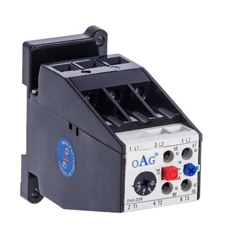 OAG Ray Tipi Termik Röle 4-6,3 A.