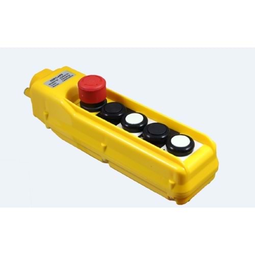 Tek Hız Vinç Kumanda 5'Li Acil Stoplu VKB-5