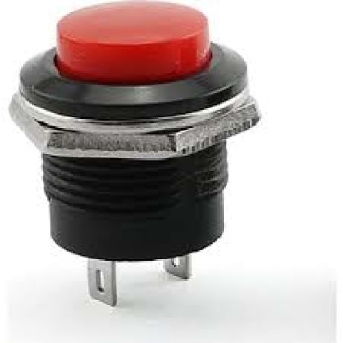 IC-180 Yaylı Buton 16 mm 2 Pin On-Off