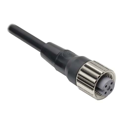 4 Pin M12 Düz Tip 5mt Sensör Kablosu Omron XS2F-LM12PVC4S5M