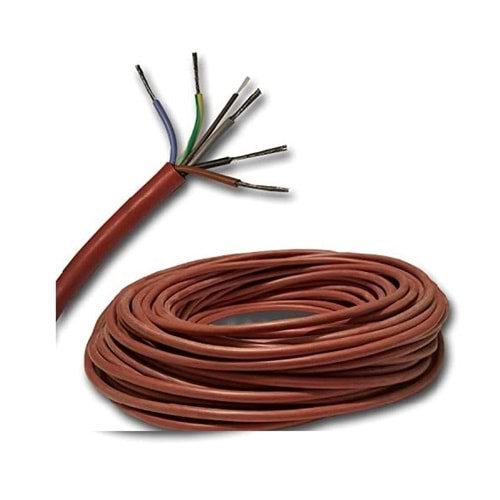 Simh Silikon Kablo Isıya Dayanıklı 3x2,5 mm (180ºC)