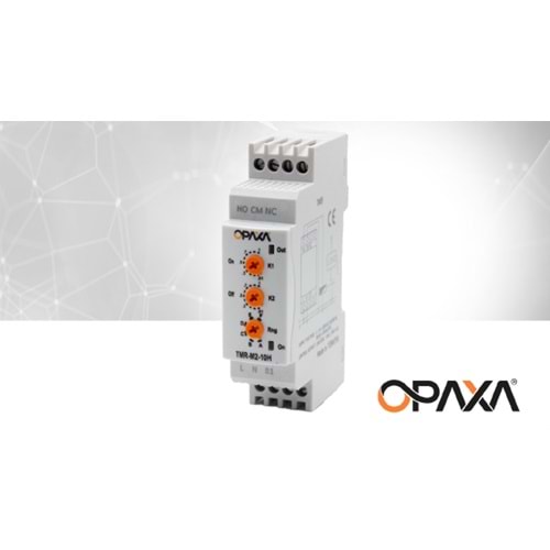 Çift Zaman Ayarlı V-Otomat Tip Opaxa TMR-M2-10H