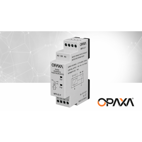 Opaxa Motor (Faz) Koruma Rölesi (PTC) MPR-03-P