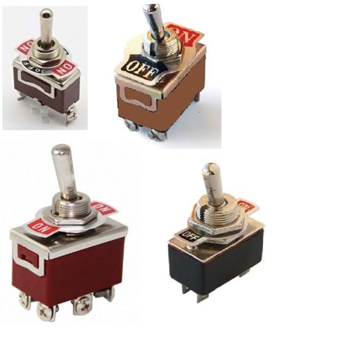 IC-158S SWION Toggle Switch 15AMP 6P ON-OFF-ON Ø12mm