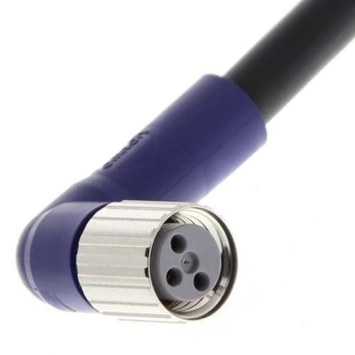 Sensör Kablosu 3Pin M8 L Tip 5mt Omron XS3F-LM8PVC3A5M