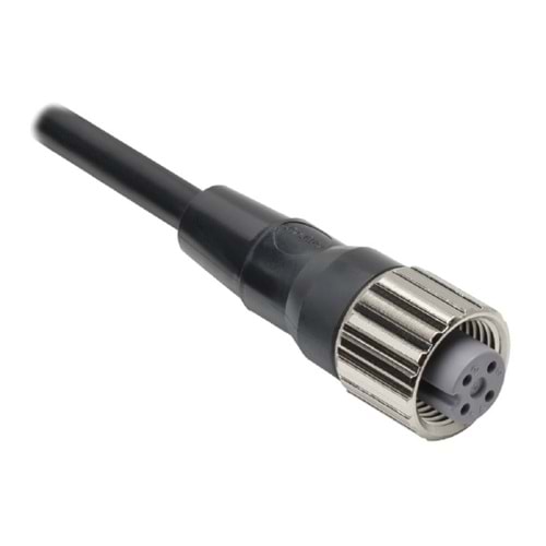 Sensör Kablosu 4Pin M12 Düz Tip 5mt Omron XS2F-LM12PVC4S5M
