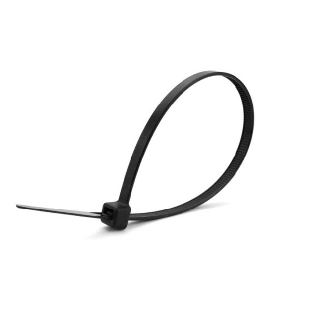 Siyah Kablo Bağı Plastik 370x3,6 mm (100 Adet)