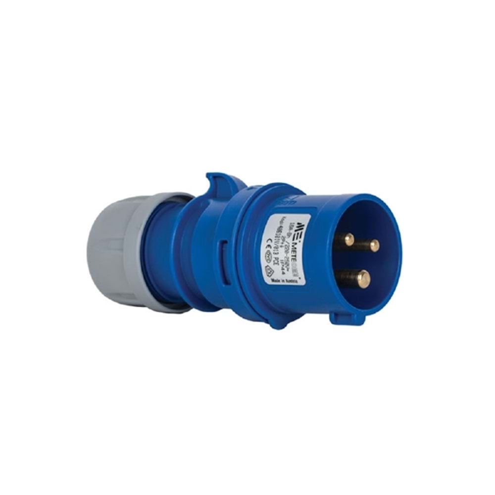 Mete Enerji 3x16A Düz Fiş 406101V