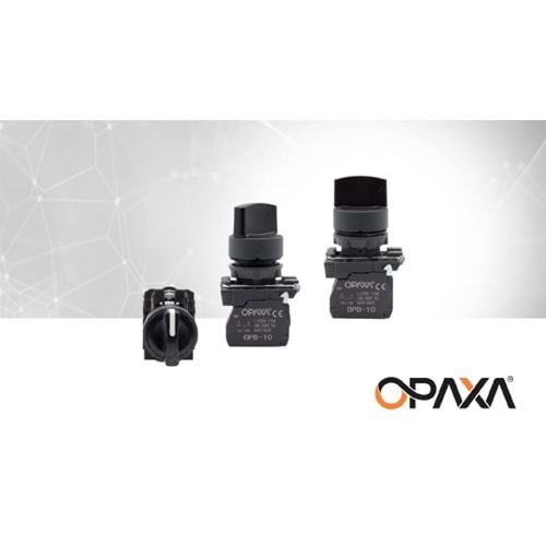 Opaxa 1-0-2 Plastik Kalıcı Mandal Buton 2NA OPB-KL2-20